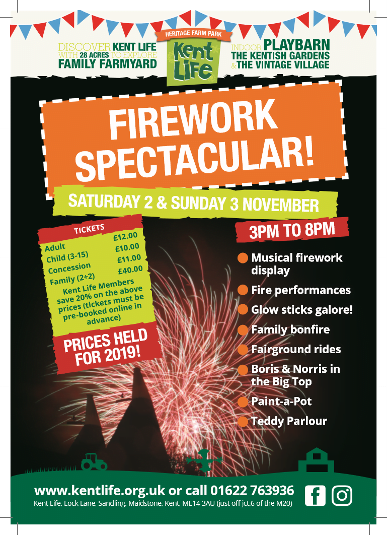 Firework Spectacular at Kent Life Big WOW