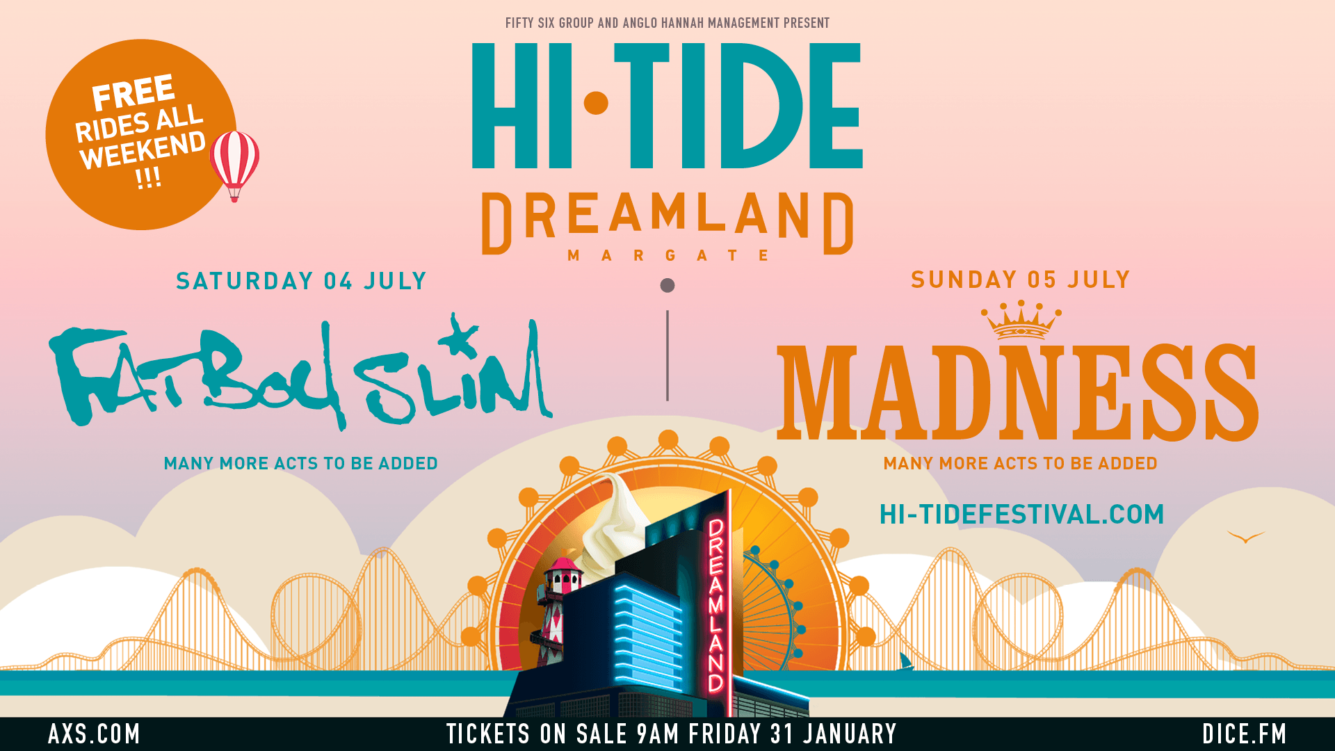 HiTide Festival Dreamland, Margate Big WOW